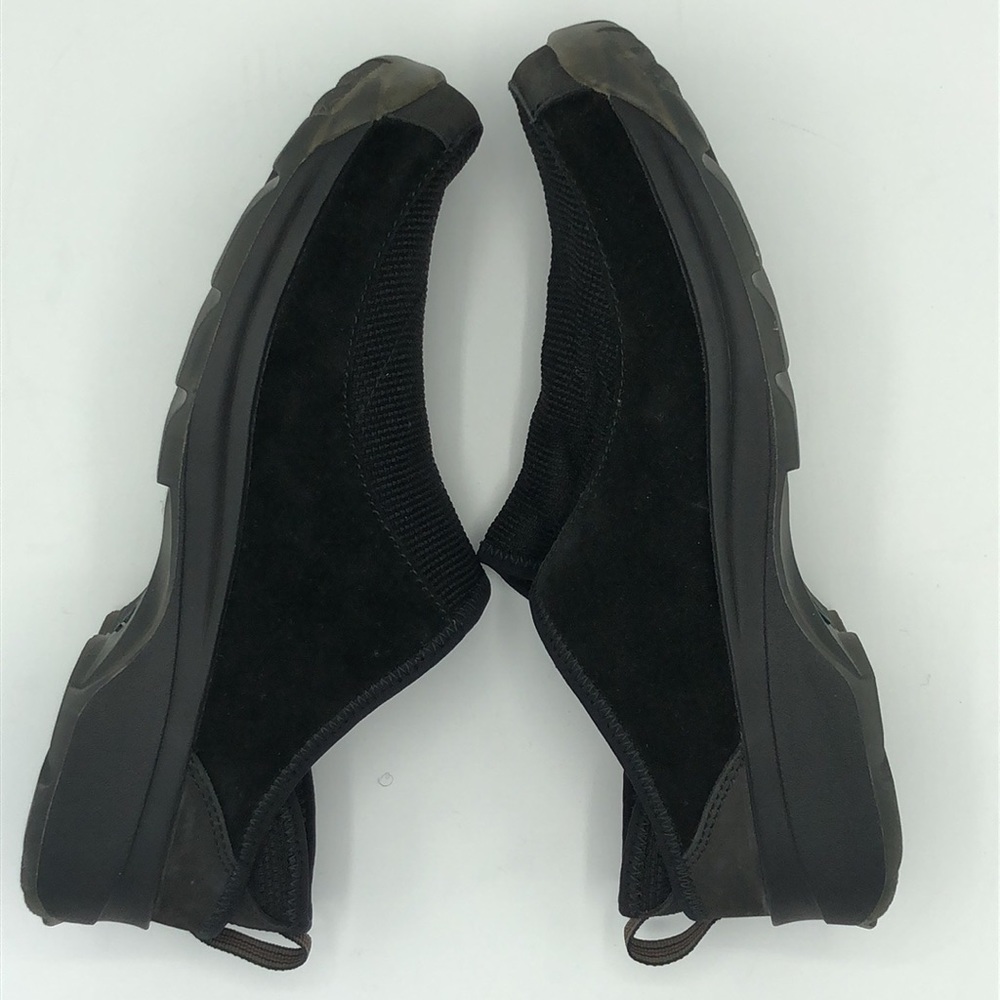 Clarks Leather Black Flat Loafer Size 7 1/2 - Picture 13 of 15